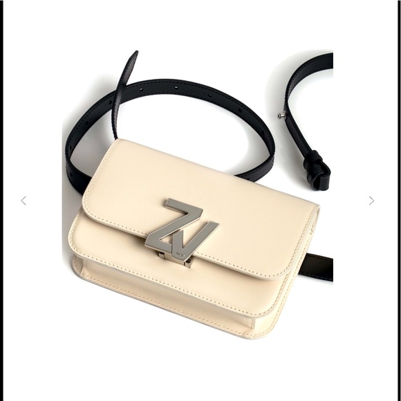 Zadig & Voltaire ZV  Initiale Le Belt Bag in Cream—NWT - Picture 4 of 17